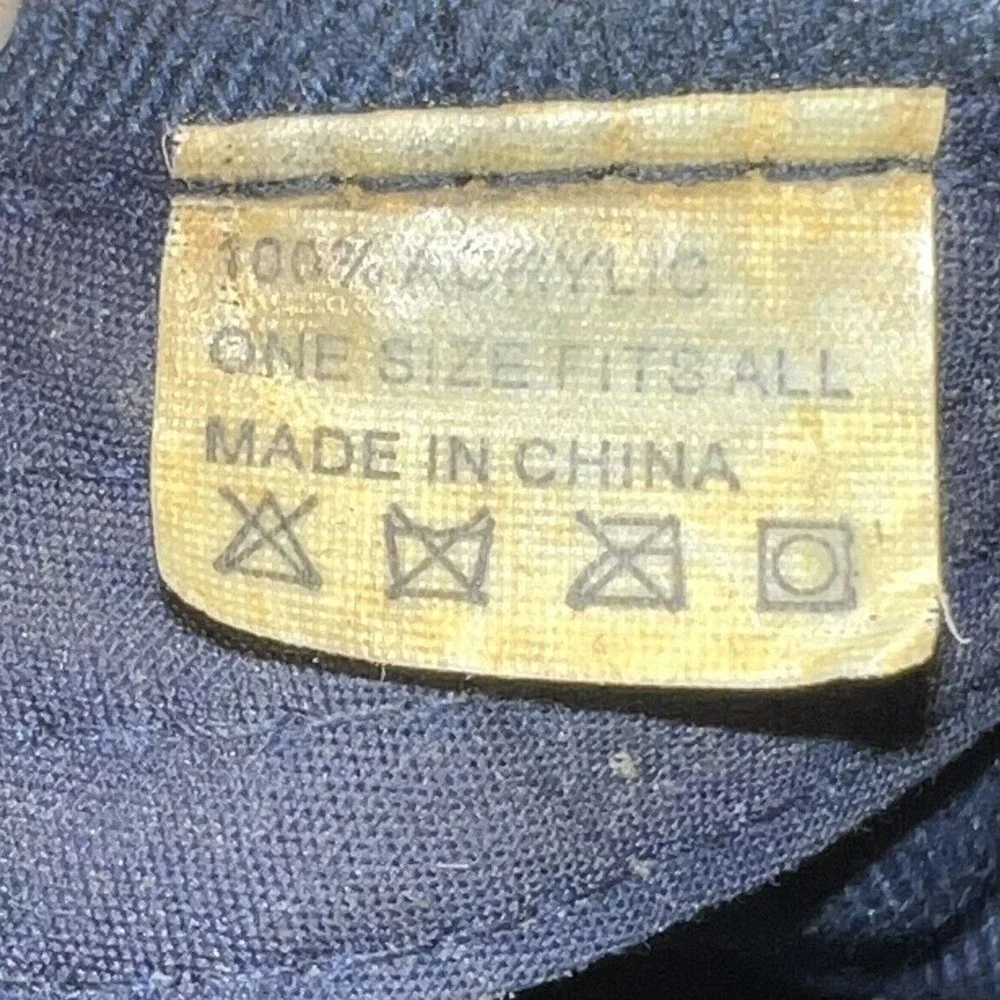 Vintage Air Force Self Fastening Trucker Cap Navy & Gold - Picture 7 of 7
